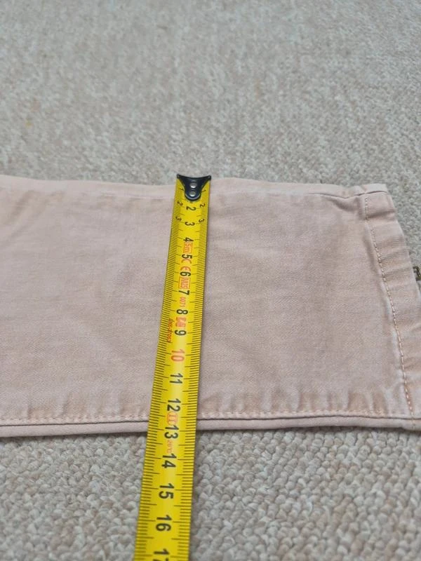 Zara Powder Pink Slim Fit Zipped Jean – photo 7